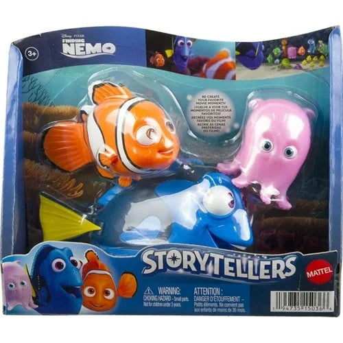 Disney Pixar StoryTellers - Finding Nemo - 4-In Scale Action Figure 3-Pack