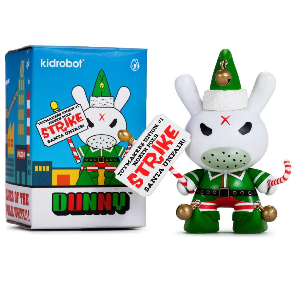 Kidrobot Kozik 3" Holiday Elf Dunny