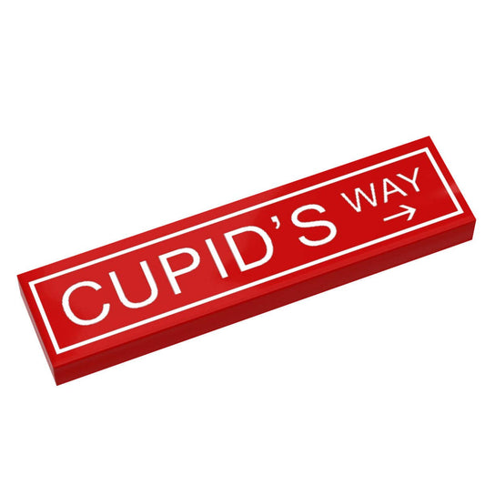 B3 Customs – Panneau de rue Cupid's Way (carrelage 1 x 4)