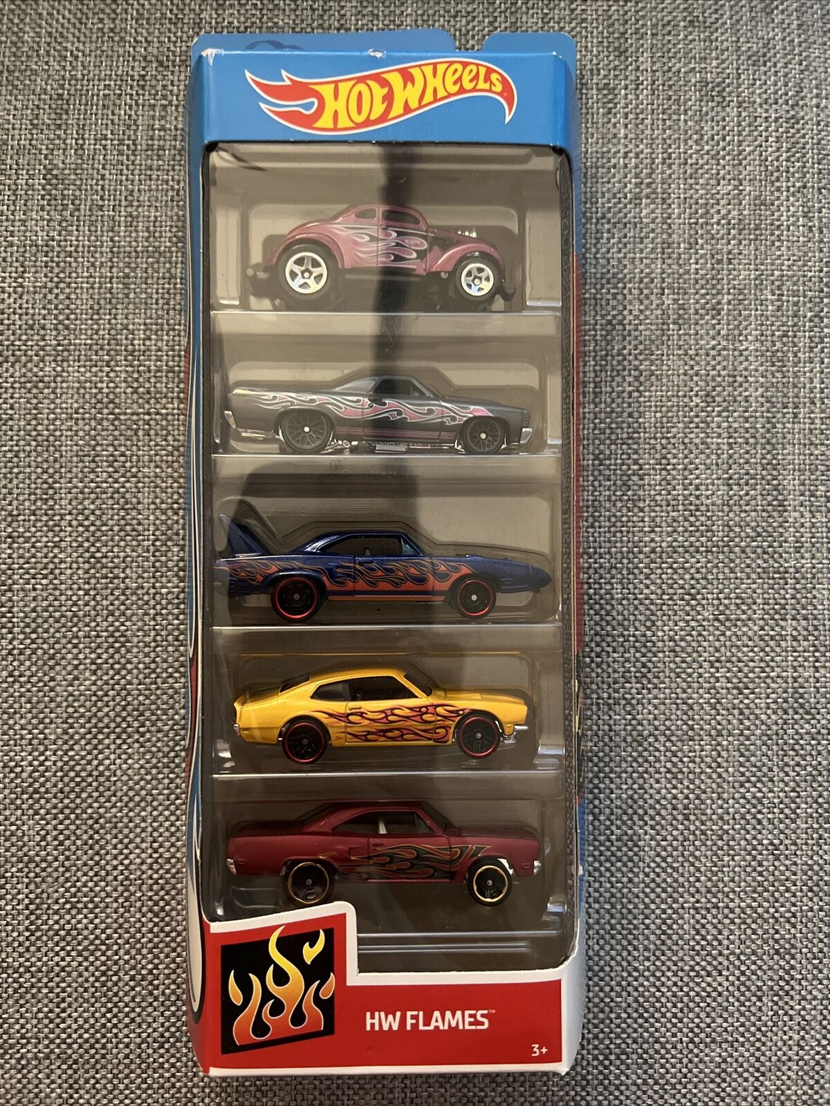 Hot Wheels Serie Llamas, paquete de 5