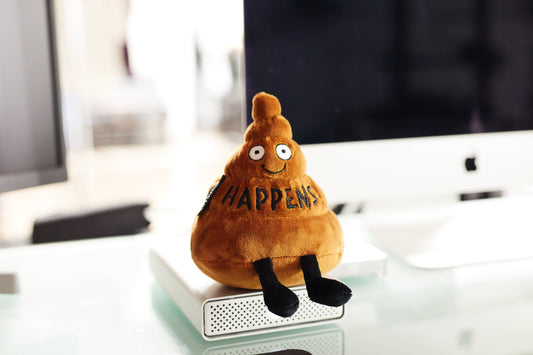 Punchkins - "Happens!" Plush Poop Emoji