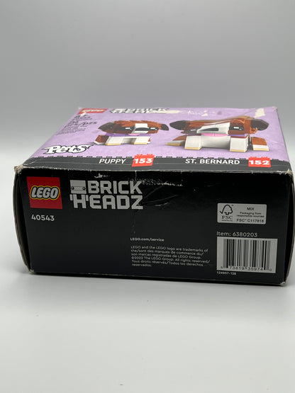LEGO Brick Headz St. Bernard & Puppy (#40543)