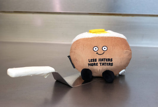 Punchkins - "Less Haters, More Taters" Plush Baked Potato