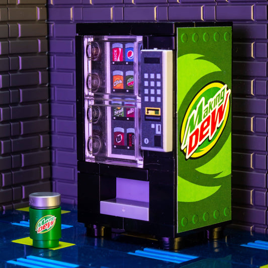 B3 Customs® - Making Dew - Distributeur automatique de soda LEGO personnalisé