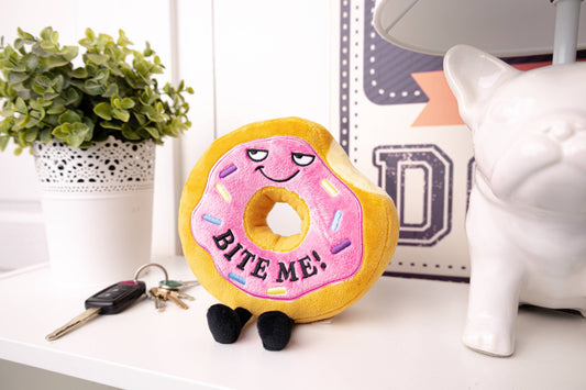 Punchkins - "Bite Me" Novelty Plush Donut