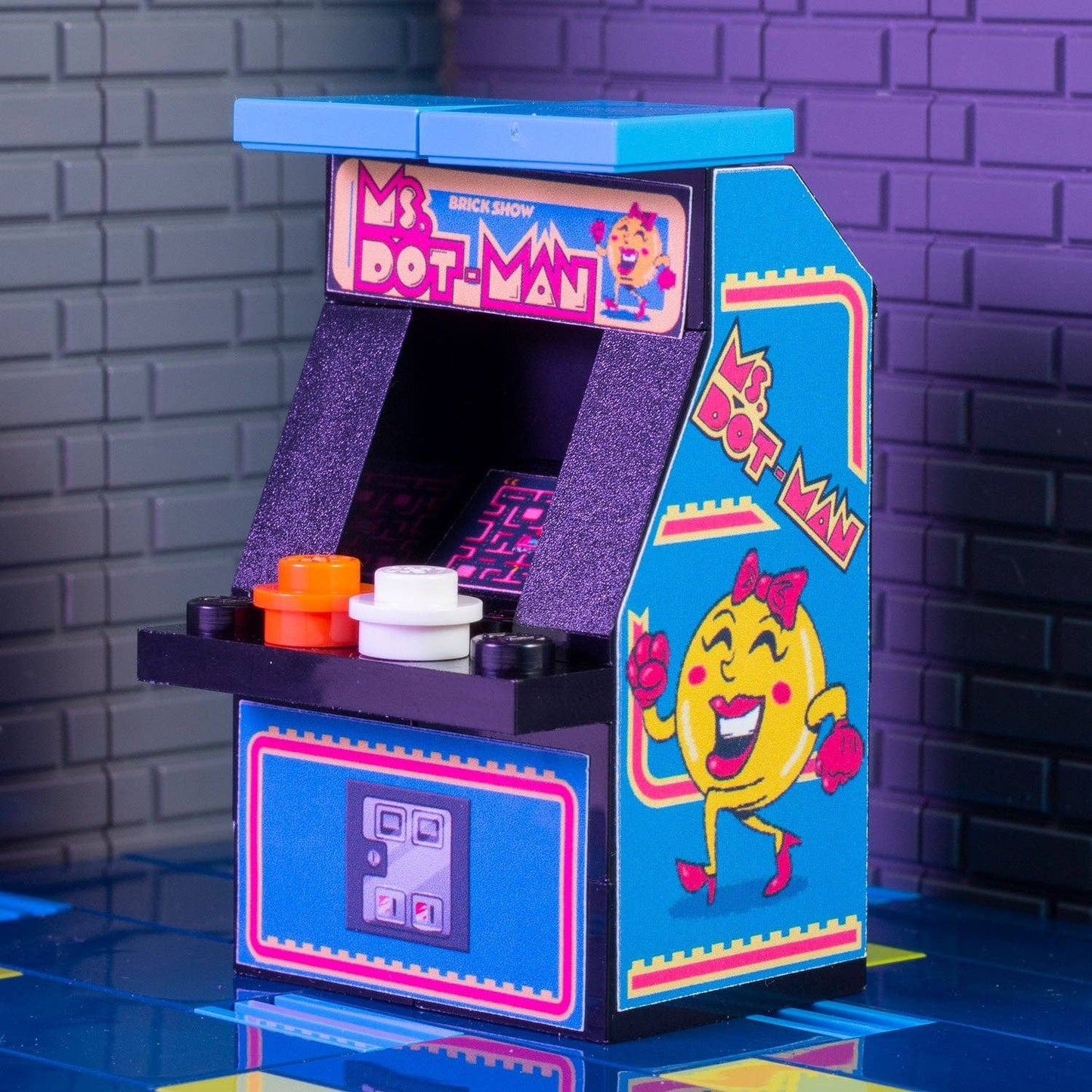 B3 Customs® - Mme Dot-Man - Machine d'arcade LEGO personnalisée