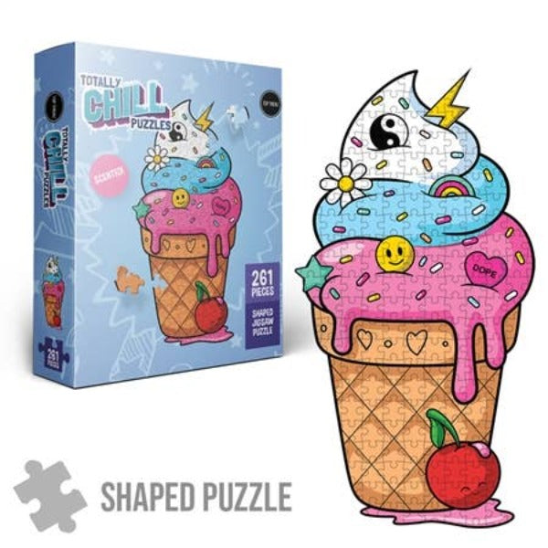 Puzzles totalement relaxants : Cornet de crème glacée