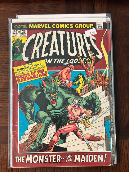 Creatures on the Loose (individual issues)