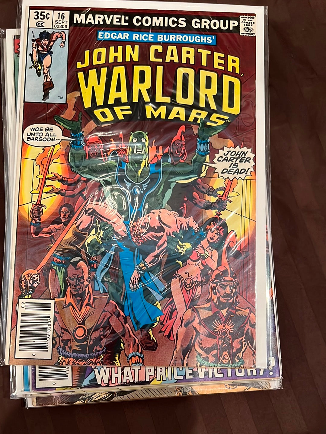 John Carter, Warlord of Mars - Marvel Comic Books - Individual issues