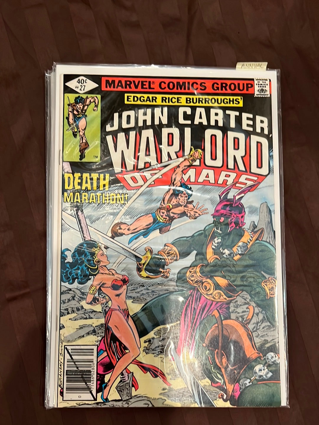 John Carter, Warlord of Mars - Marvel Comic Books - Individual issues
