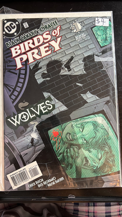 Birds of Prey (various runs) -DC Comic Book series (Individual issues)