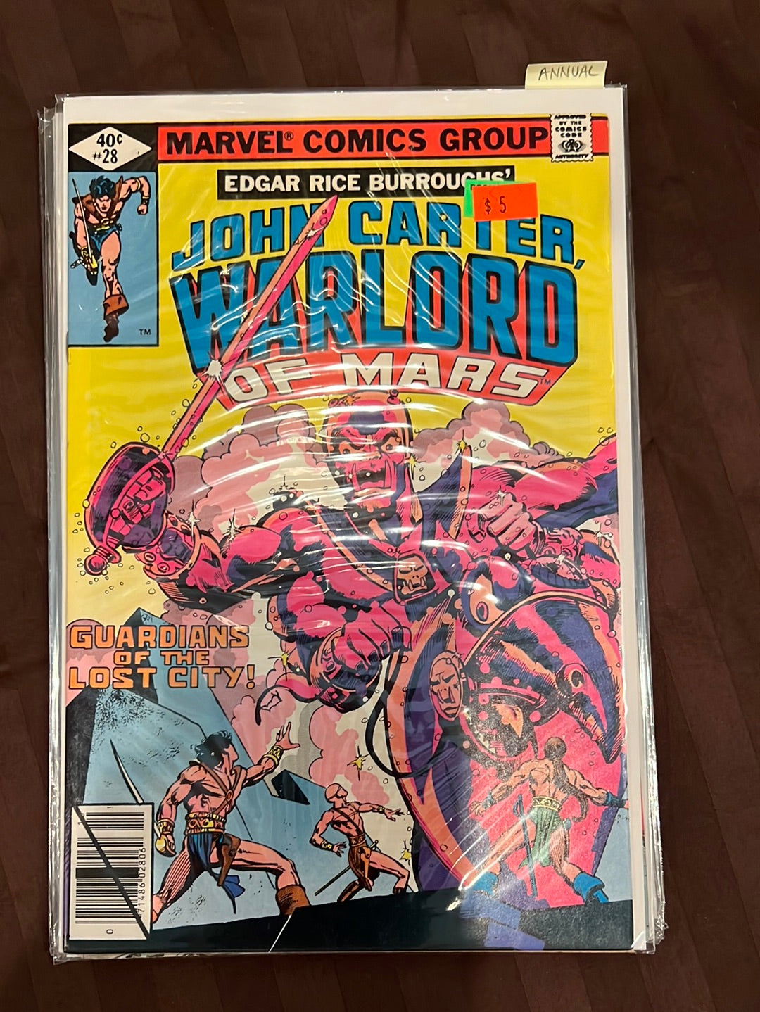 John Carter, Warlord of Mars - Marvel Comic Books - Individual issues