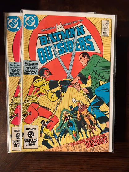 Batman & the Outsiders - DC Comic Book series - Individual issues