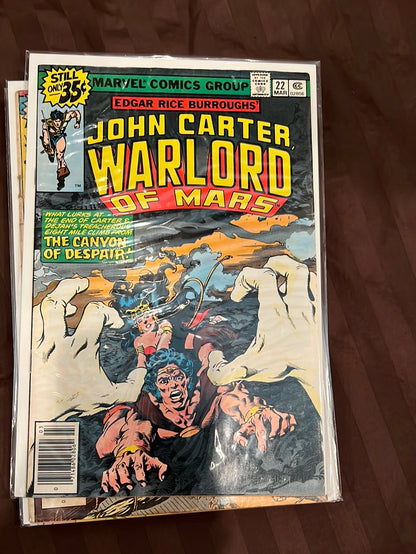 John Carter, Warlord of Mars - Marvel Comic Books - Individual issues