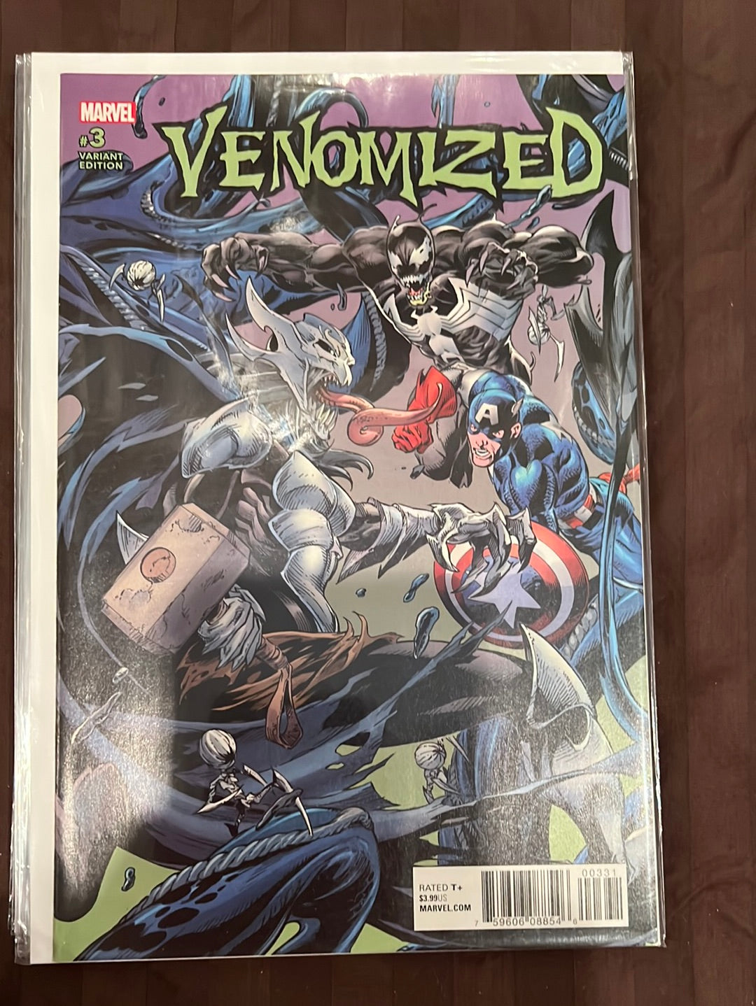 Venom Runs and variant covers/titles