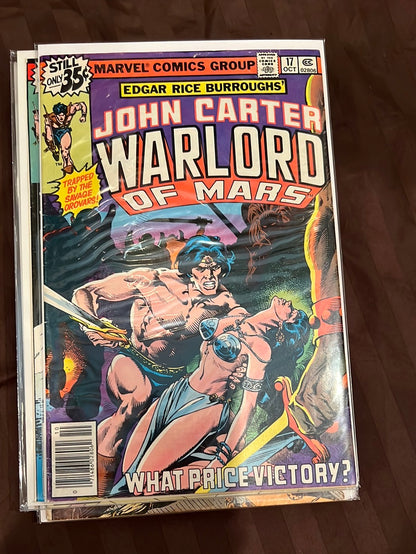 John Carter, Warlord of Mars - Marvel Comic Books - Individual issues