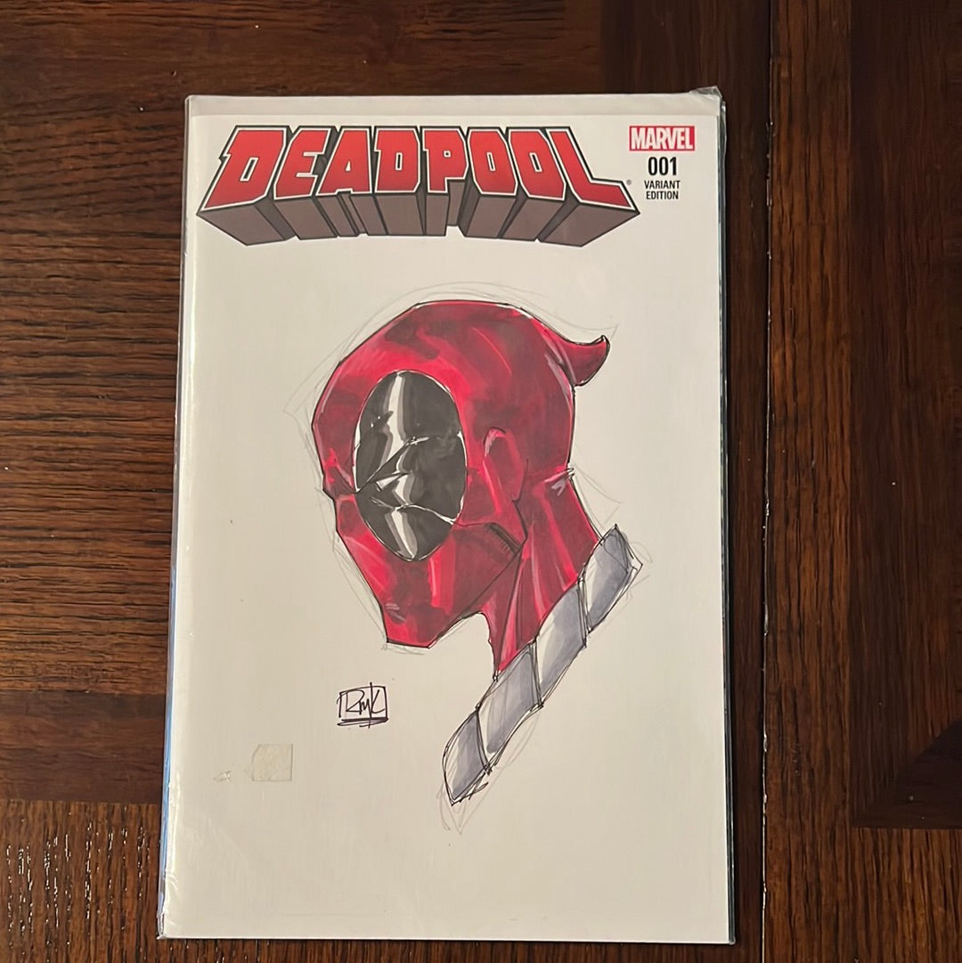 Deadpool #1 Sketched Cover by Ryan Kincaid
