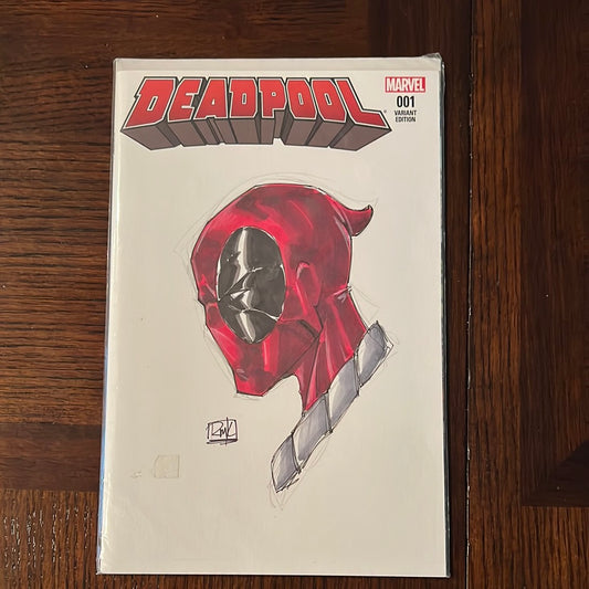 Deadpool #1 Sketched Cover by Ryan Kincaid
