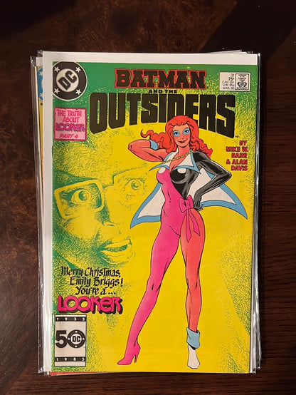 Batman & the Outsiders - DC Comic Book series - Individual issues