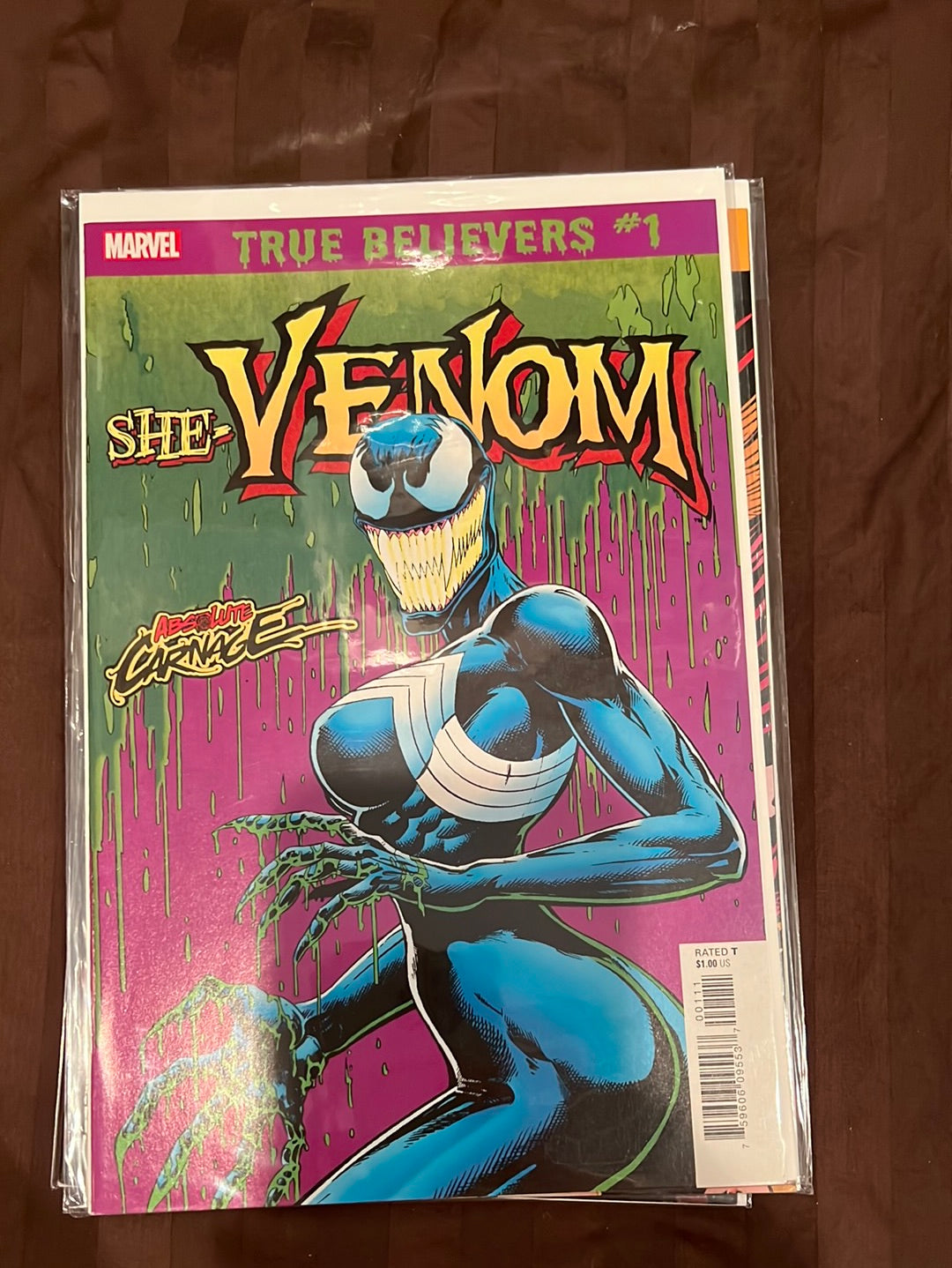 Venom Runs and variant covers/titles