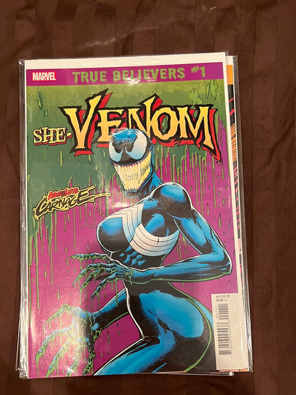 Venom Runs and variant covers/titles