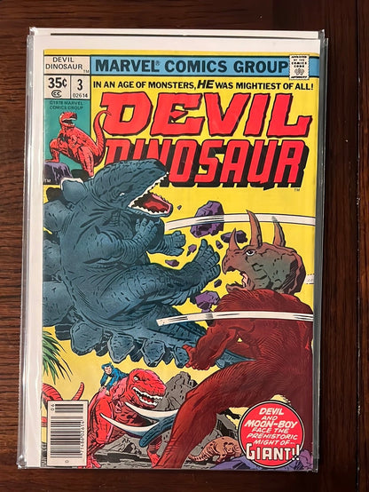 Devil Dinosaur - Marvel Comic Book series - Individual issues