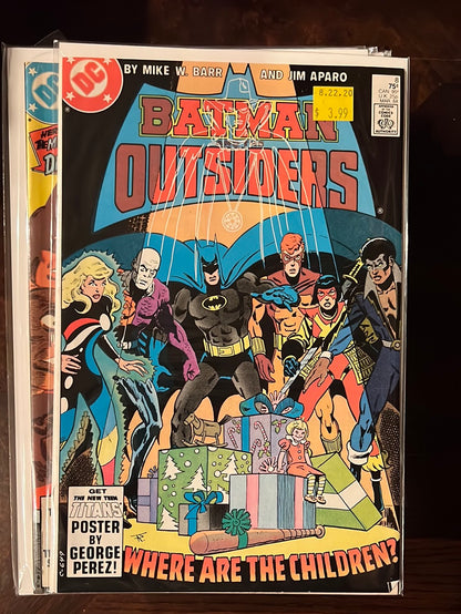 Batman & the Outsiders - DC Comic Book series - Individual issues