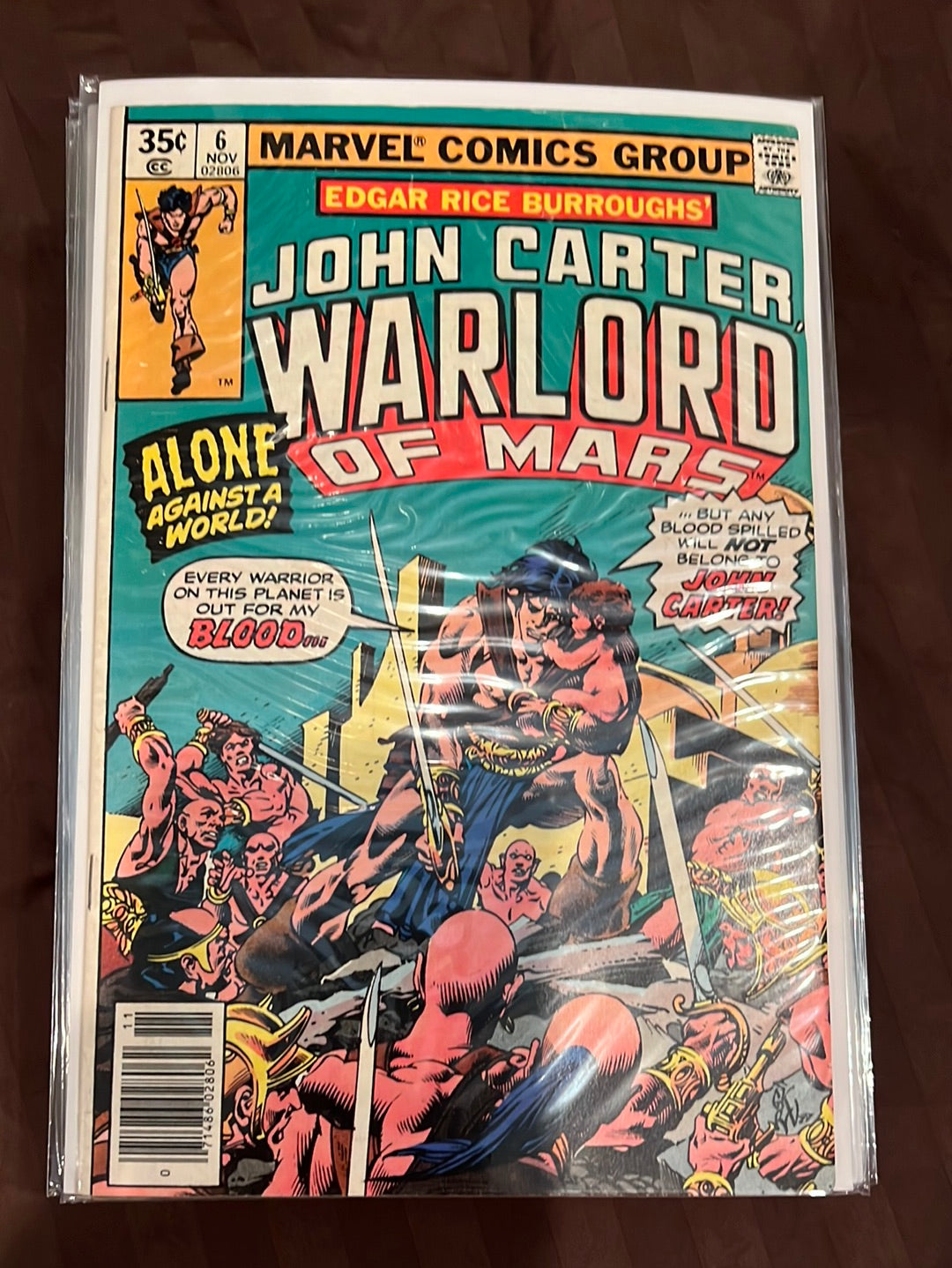 John Carter, Warlord of Mars - Marvel Comic Books - Individual issues