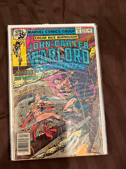 John Carter, Warlord of Mars - Marvel Comic Books - Individual issues