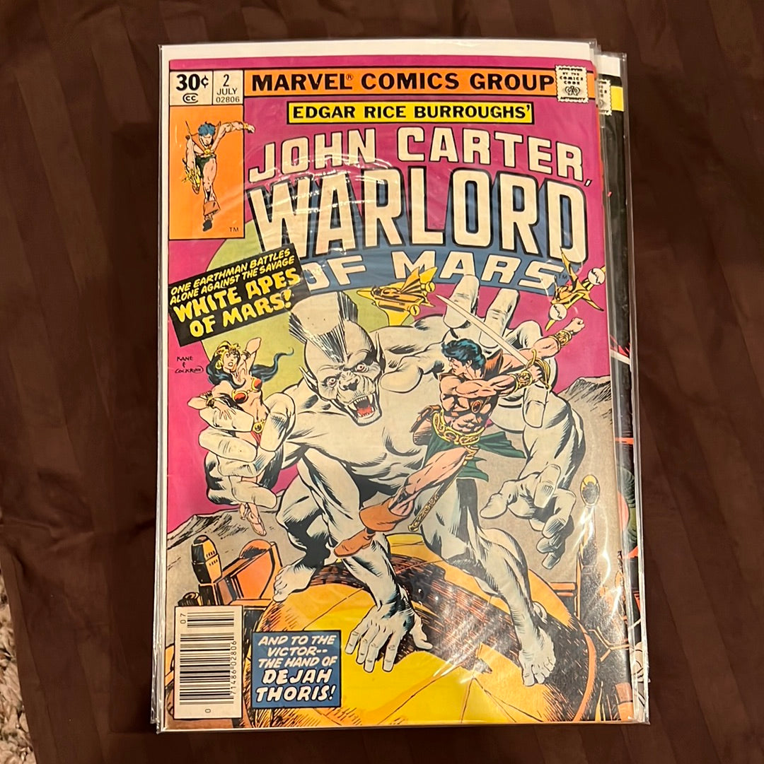 John Carter, Warlord of Mars - Marvel Comic Books - Individual issues