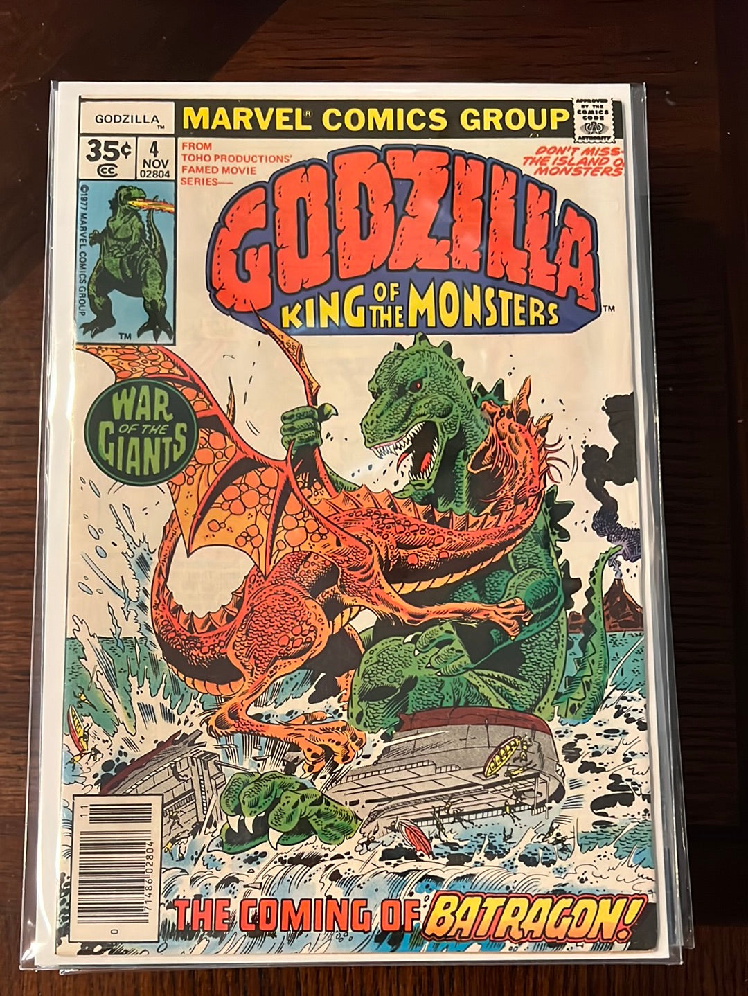 Godzilla - Marvel Comic Book Series - Individual issues