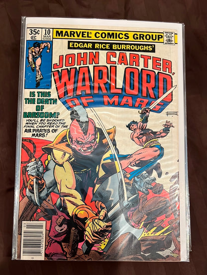 John Carter, Warlord of Mars - Marvel Comic Books - Individual issues