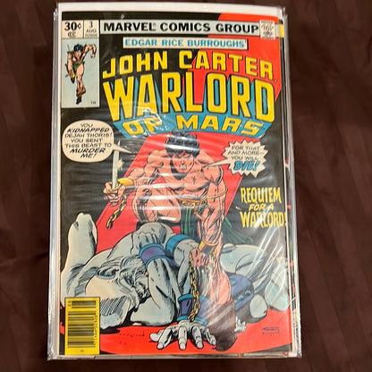 John Carter, Warlord of Mars - Marvel Comic Books - Individual issues