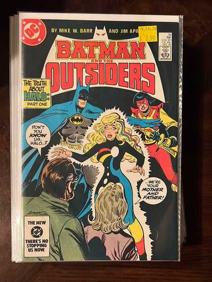 Batman & the Outsiders - DC Comic Book series - Individual issues