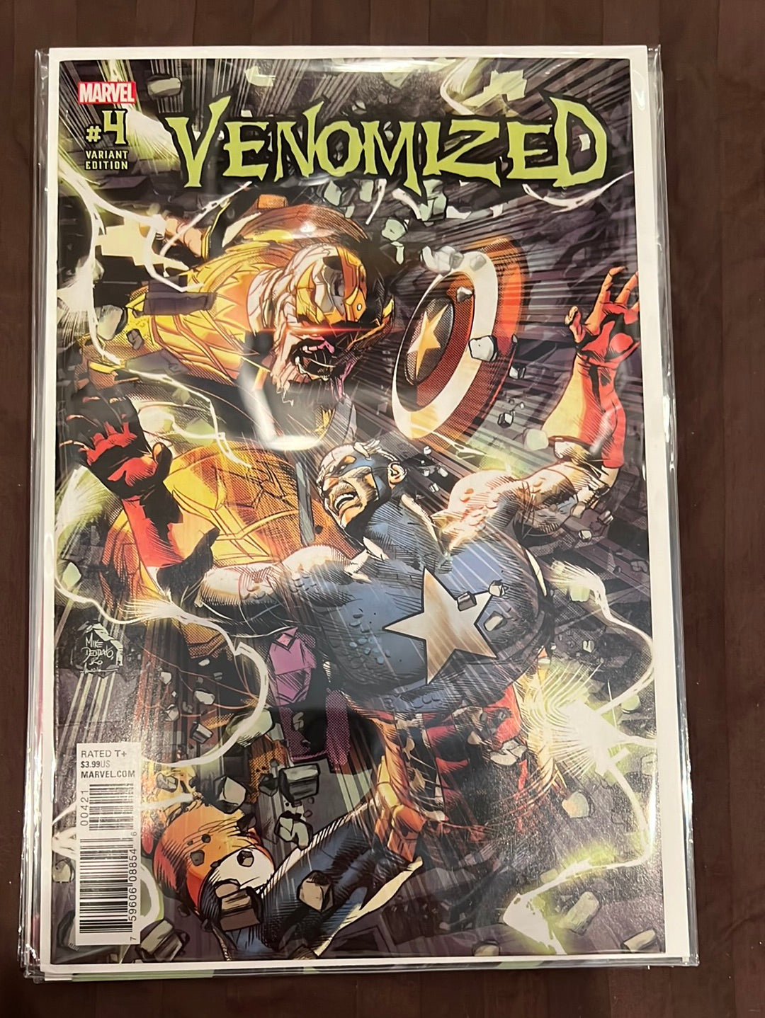 Venom Runs and variant covers/titles