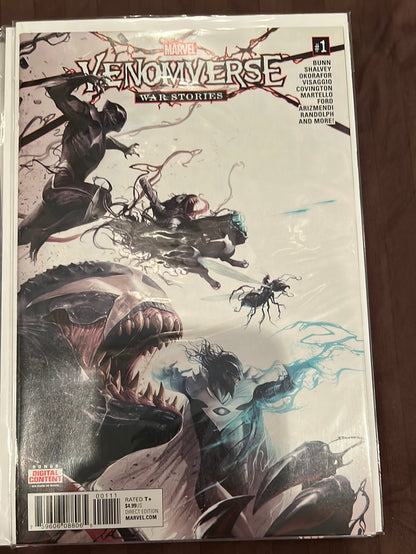 Venom Runs and variant covers/titles