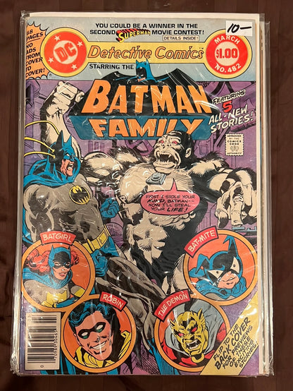 Detective Comics - DC Comic Books run - Individual issues